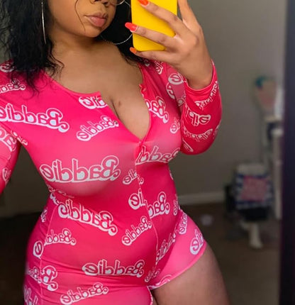 MissShorthair Onesies Women Sexy, Cute Onesie Pajamas for Women Long Sleeve Cookie Monster Large