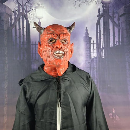 Scary Skull Mask Horror Hood Halloween Skelon Massk Cosplay Props