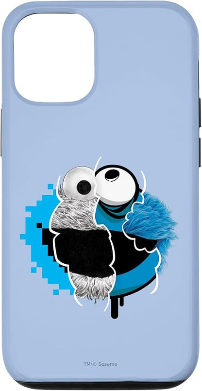 iPhone 12/12 Pro Sesame Street Split Cookie Monster Case
