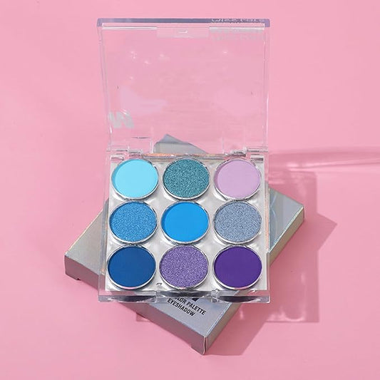 Mattew Eyeshadow Palette 9 Colors Cool Toned Matte