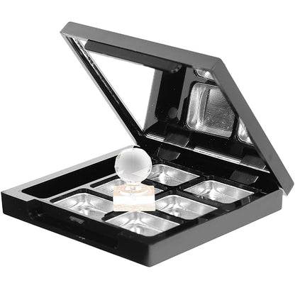 Healifty Empty Lipstick Palette Pan 6-grid Magnetic Eyeshadow