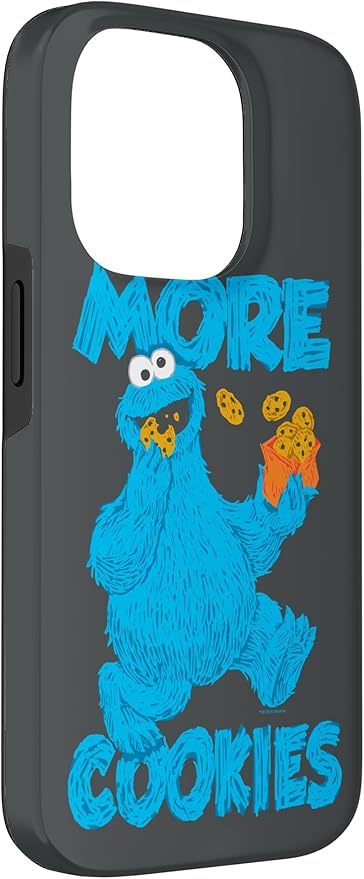 iPhone 14 Pro Sesame Street Cookie Monster More Cookies Case