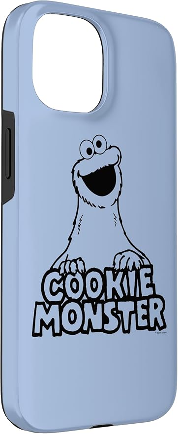 iPhone 15 Sesame Street Vintage Cookie Monster Case