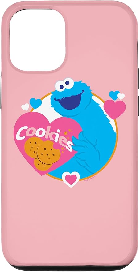 iPhone 12/12 Pro Sesame Street Cookie Monster Love Cookies Case