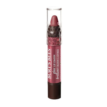 Burt's Bees 100% Natural Moisturizing Gloss Lip Crayon, Tahitian Sunset - 1 Crayon (Pack of 2)