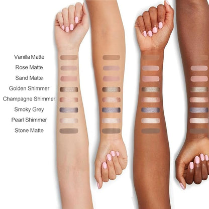 FV Cream Shimmer Eyeshadow Stick，Long Lasting & Waterproof, Multi-Use & High Pigment Eyeshadow Makeup Stick, Smoky Grey Shimmer
