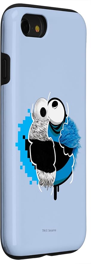 iPhone SE (2020) / 7 / 8 Sesame Street Split Cookie Monster Case