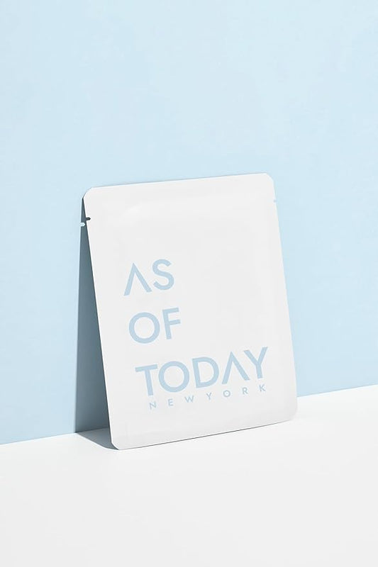 AS OF TODAY Peptide Renewing Facial Mask (5 EA, 28ml) - Hydrating & Rejuvenating with Pure Peptides for Wrinkles, Deep Moisture, Soothing Care, Radiant Glow, Clean Beauty, Cruelty-Free, Made in Korea