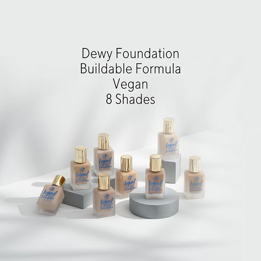 W7 Legend Foundation - Creamy Liquid Foundation for - (Butterscotch) 28ml