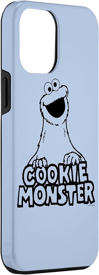 iPhone 12 Pro Max Sesame Street Vintage Cookie Monster Case