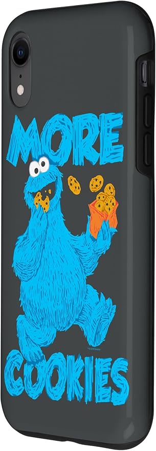 iPhone XR Sesame Street Cookie Monster More Cookies Case