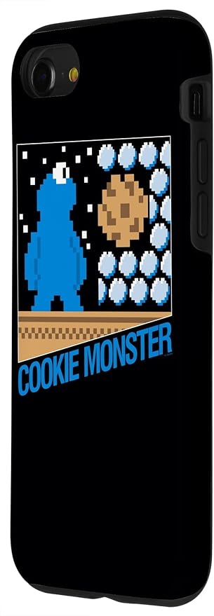 iPhone SE (2020) / 7 / 8 Sesame Street Cookie Monster 8-Bit Case