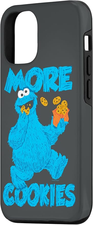 iPhone 12/12 Pro Sesame Street Cookie Monster More Cookies Case