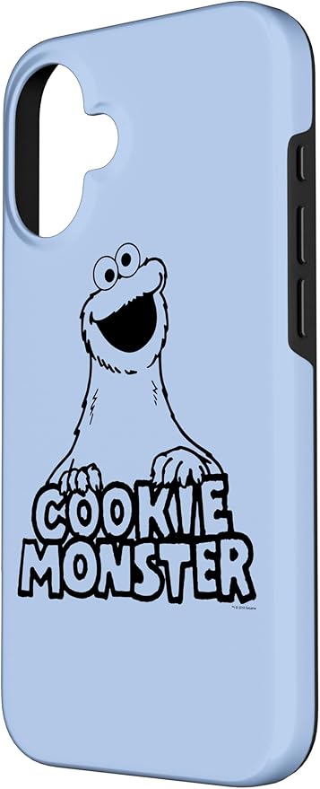 iPhone 16 Sesame Street Vintage Cookie Monster Case