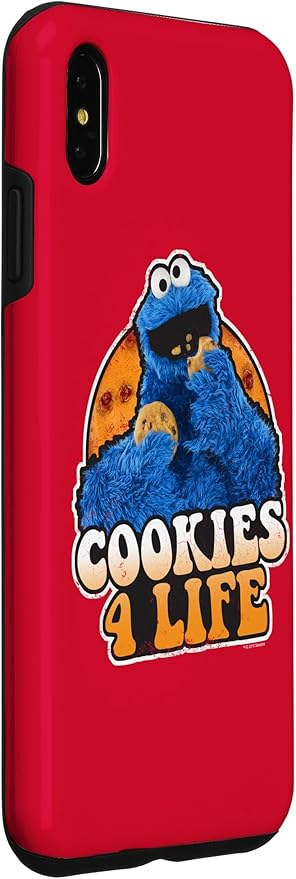 iPhone XS Max Sesame Street Cookie Monster Cookies 4 Life Case