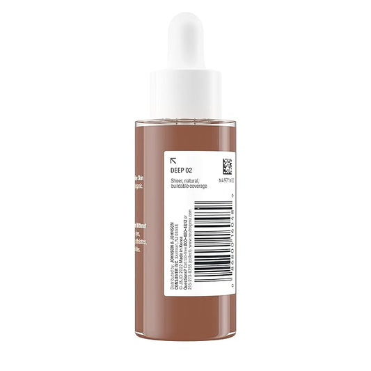 Neutrogena Healthy Skin Sensitive Skin Serum Foundation with Deep 02, 1 oz