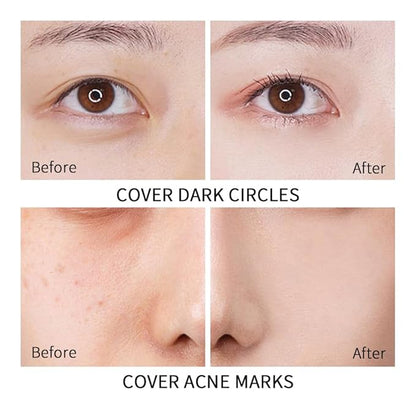 Flawless Glass Skin with Cushion Foundation - Long-lasting, Beige, ) 18g