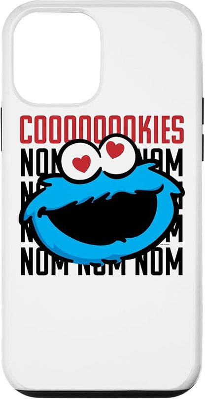 iPhone 12 mini Sesame Street Cookie Monster Coooooookies Case