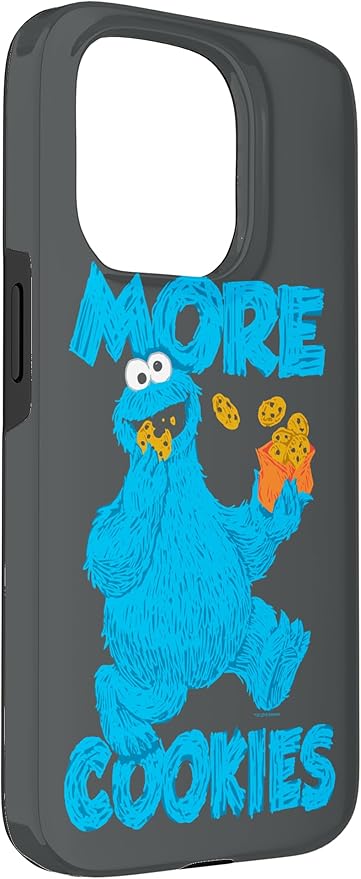 iPhone 15 Pro Sesame Street Cookie Monster More Cookies Case