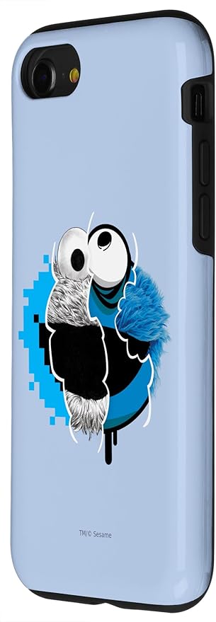 iPhone SE (2020) / 7 / 8 Sesame Street Split Cookie Monster Case
