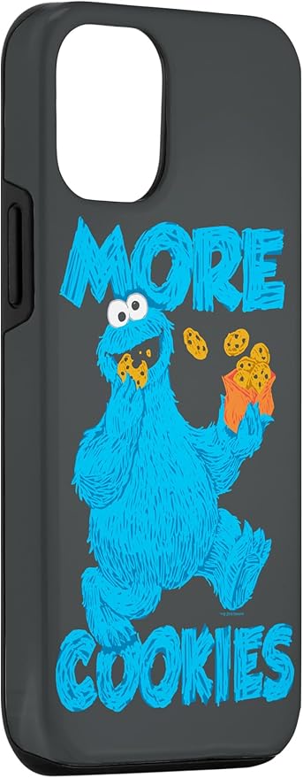 iPhone 12/12 Pro Sesame Street Cookie Monster More Cookies Case