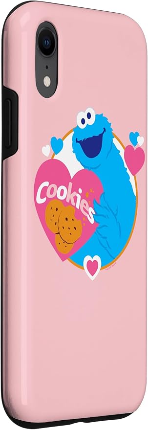 iPhone XR Sesame Street Cookie Monster Love Cookies Case