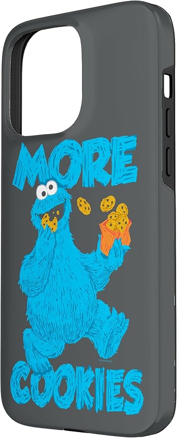 iPhone 15 Pro Max Sesame Street Cookie Monster More Cookies Case