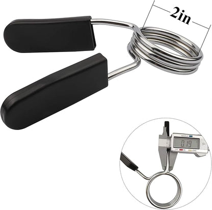 Weight Bar Clips Barbell Clamps 2 Inch 1 Pair