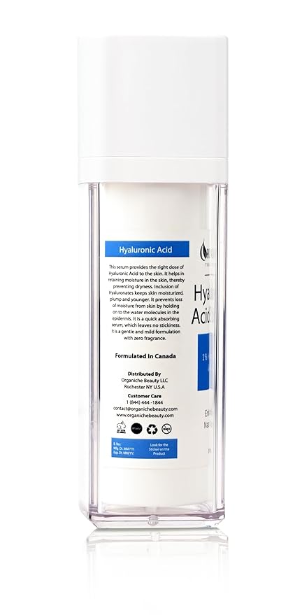 Pure Hyaluronic Acid Serum for Face, Ultra Hydrating to Repair Dry Skin, Anti Aging Formula for Fine Lines & Wrinkles, Skin Tightening, Safe for Sensitive Skin, Fragrance Free 1 Oz