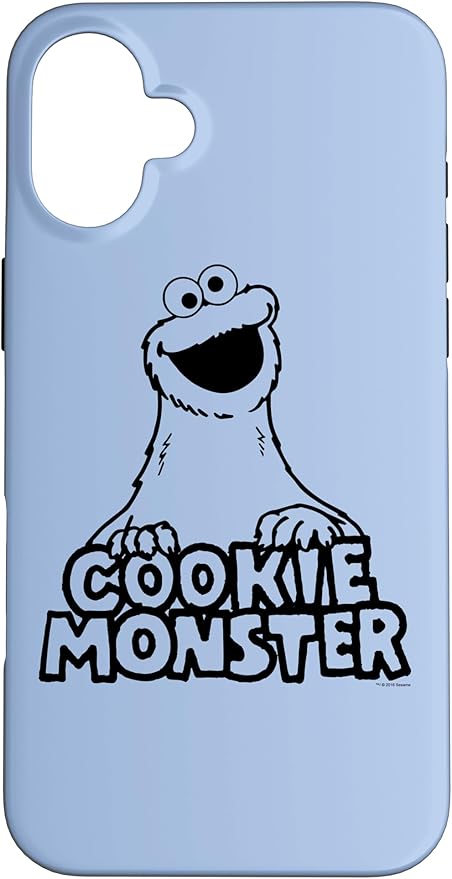 iPhone 16 Plus Sesame Street Vintage Cookie Monster Case