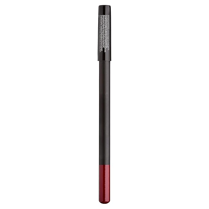 Professional Slim Lip Pencil, Creamy Soft Lip Liner, Smooth Long-Lasting Rich Lip Color, Natural Lip Makeup, Water-Resistant Lip Crayon (Burgundy)