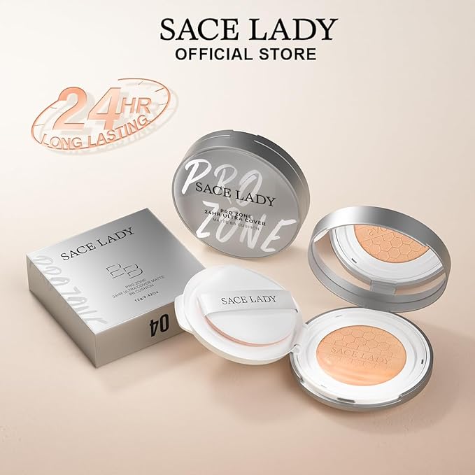 SACE LADY Oil Control BB Cushion Foundation, Full (#03, 0.) 42Oz