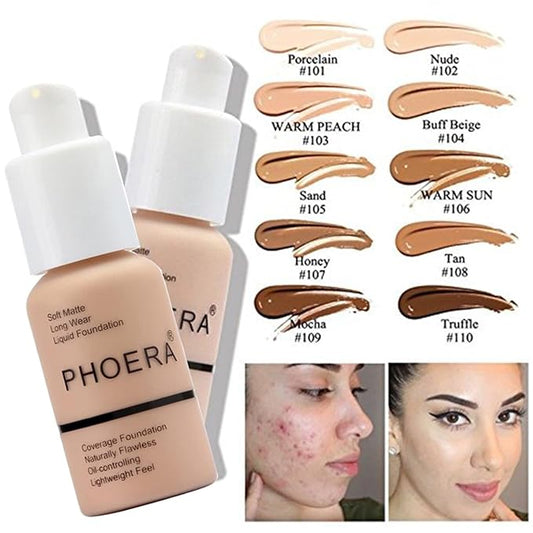 PHOERA Foundation, Full Coverage Foundation, PHOERA Primer, PHOERA
