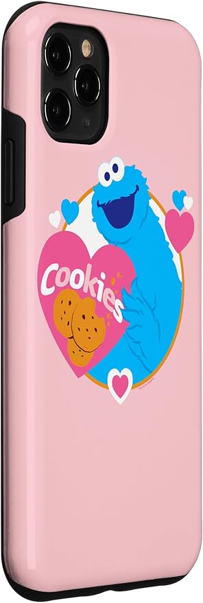 iPhone 11 Pro Max Sesame Street Cookie Monster Love Cookies Case