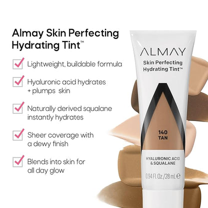 Almay Hydrating Liquid Foundation Tint, Lightweight with Light fl oz.