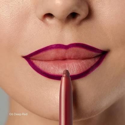 Professional Lip Liner, Long-Lasting Luxury Intense Lipliner, Creamy Retractable Easy to Use Richly Pigmented Lip Liner Pencil 3 PCS (4 Count)