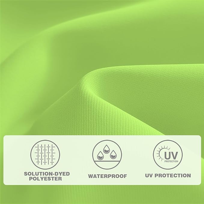 9 FT Patio Umbrella for Outdoor, Outdoor Umbrella with Push Button Tilt and Crank, Outdoor Patio Umbrellas with 8 Sturdy Ribs for Market, Garden, Deck, Backyard, Pool (Apple Green)