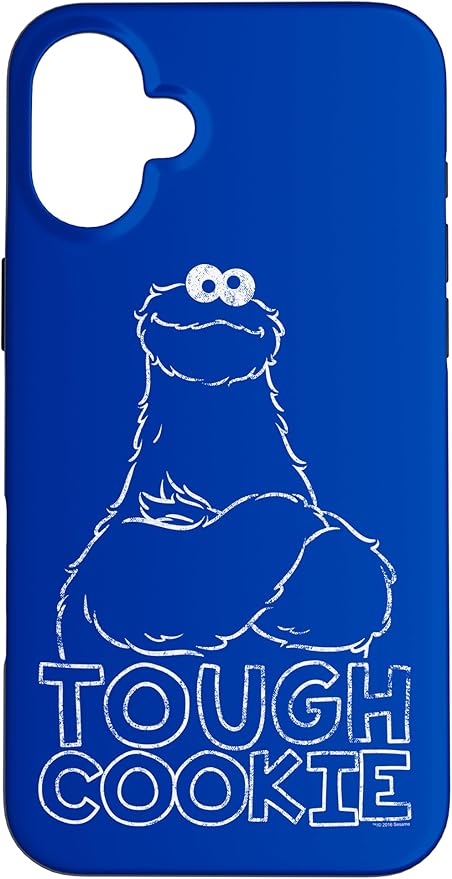 iPhone 16 Plus Sesame Street Cookie Monster Tough Cookie Case