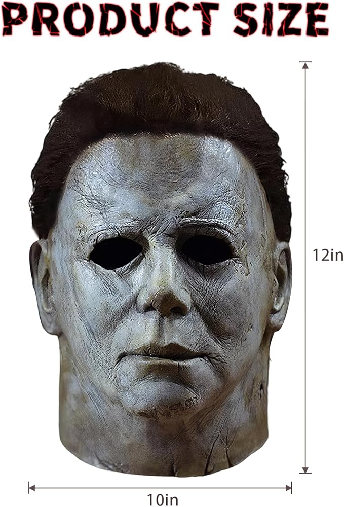 Michael Myers Mask, Halloween Horror Masquerade Cosplay Party Mask, Michael Myers Costume Scary Cosplay