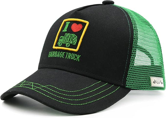 Toddler Trucker Hats for Boys and Girls Mesh Snapback Baseball Cap for Kids Ages 2-6