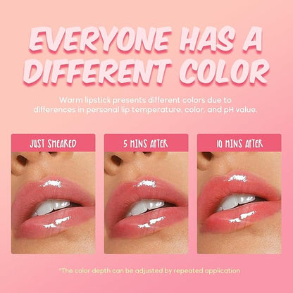 VIOLA HOUSE Color Changing Lip Gloss, PH Lip Tinted, High gloss lipstick, waterproof,long lasting lip care. 5g