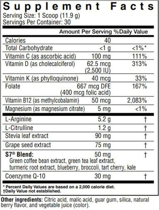 Cardio Heart Health, Nitric Oxide Booster - L-Arginine Supplement with 5,200mg L-Arginine & 1,200mg L-Citrulline - Heart Health & Cardiovascular Support