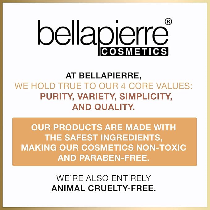 bellapierre Compact Mineral Foundation SPF 15 | Vegan - Nutmeg 35 Oz