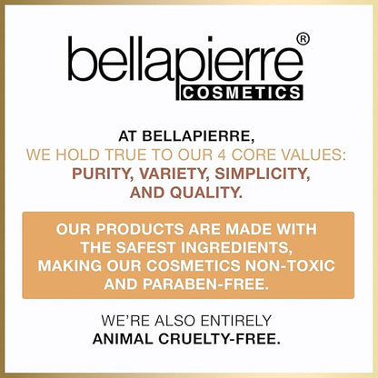 bellapierre Compact Mineral Foundation SPF 15 | Vegan - Nutmeg 35 Oz