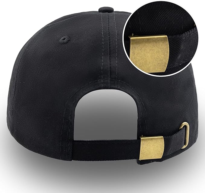 Ghost Type Anime Embroidered Hat - Funny Baseball Hats, Black Baseball Cap for Women Men