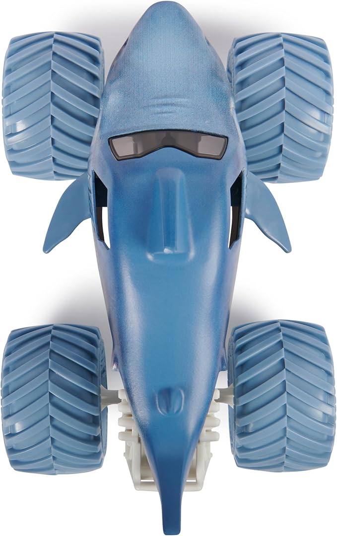 Monster Jam, Official Megalodon Monster Truck, Collector Die-Cast Vehicle, 1:24 Scale, Kids Toys for Boys and Girls Ages 3 and up