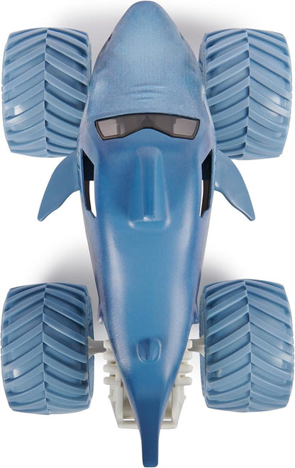 Monster Jam, Official Megalodon Monster Truck, Collector Die-Cast Vehicle, 1:24 Scale, Kids Toys for Boys and Girls Ages 3 and up
