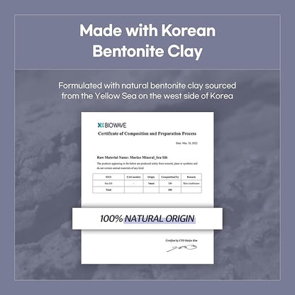 Pore Reset Mud Mask, No Tools and Brush Needed, Bentonite Clay Sheet Mask, 4+1 Pack