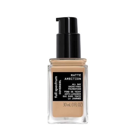 COVERGIRL Matte Ambition, All Day Foundation, Medium Cool 1.01 Ounce
