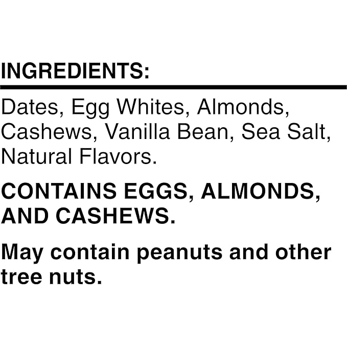 RXBAR Protein Bar, Vanilla Almond, 12g Protein